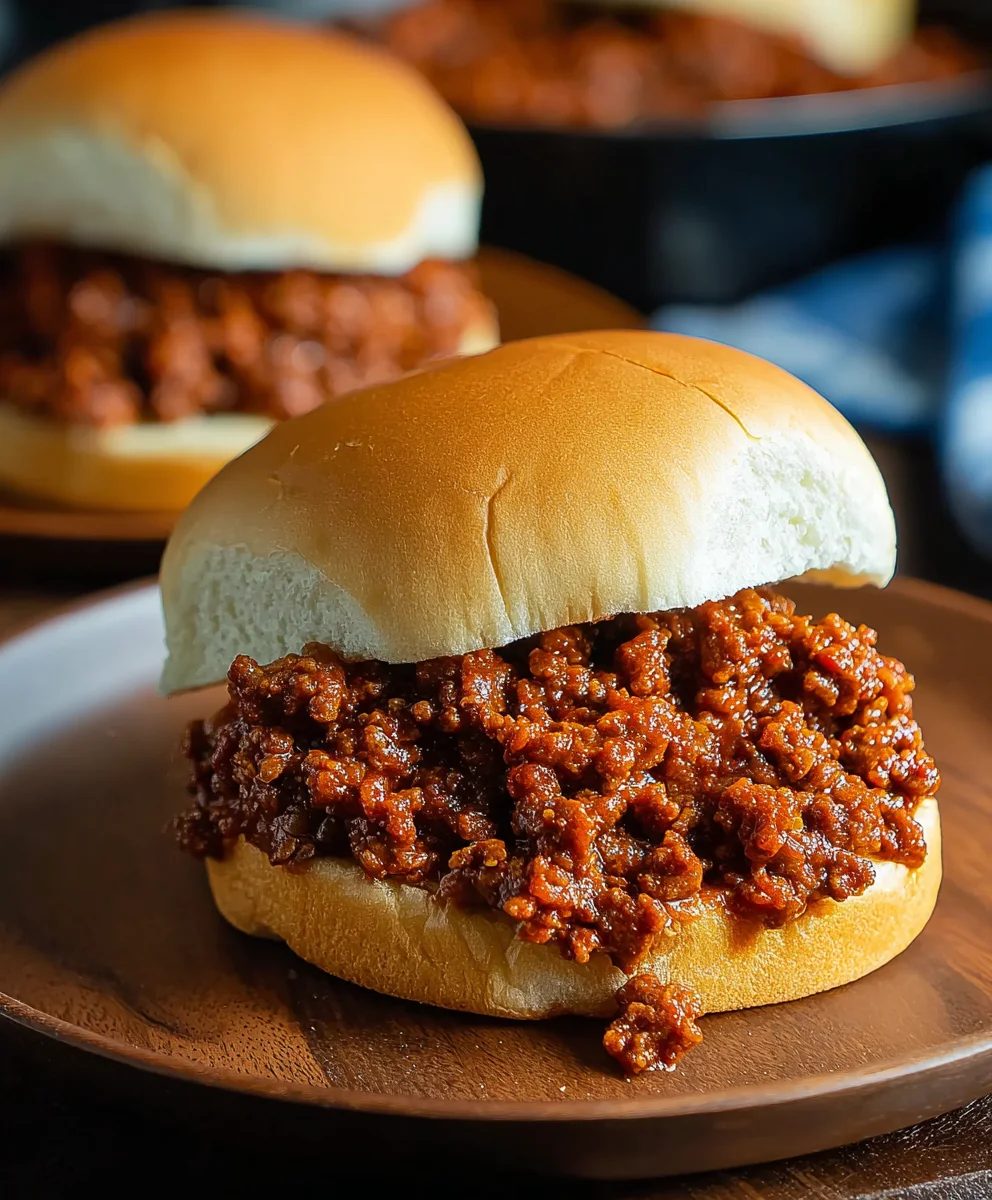 Easy Homemade Beef Sloppy Joes-Quick & Delicious