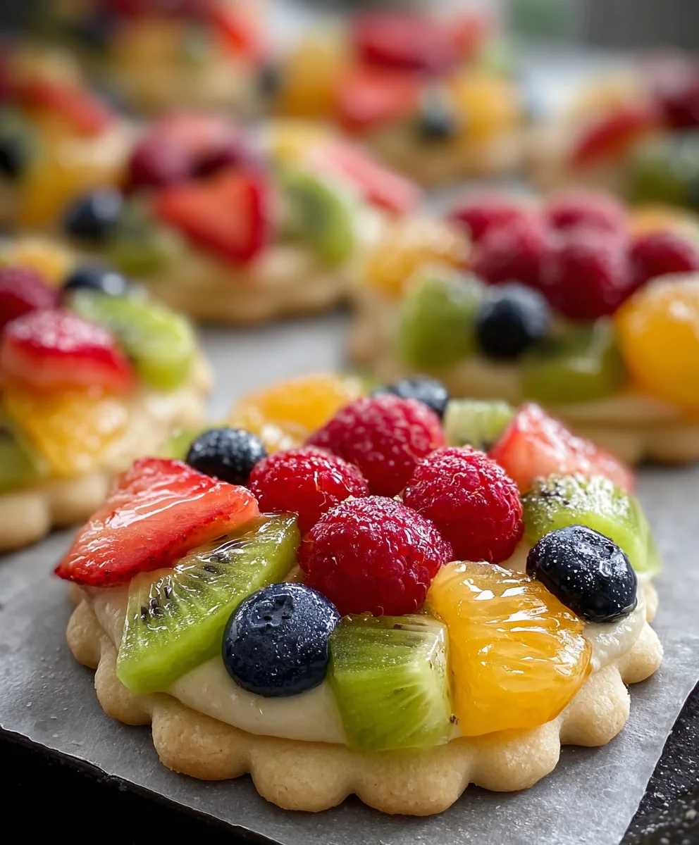 Fruity Pizza Cookies-Sweet Dessert Delight