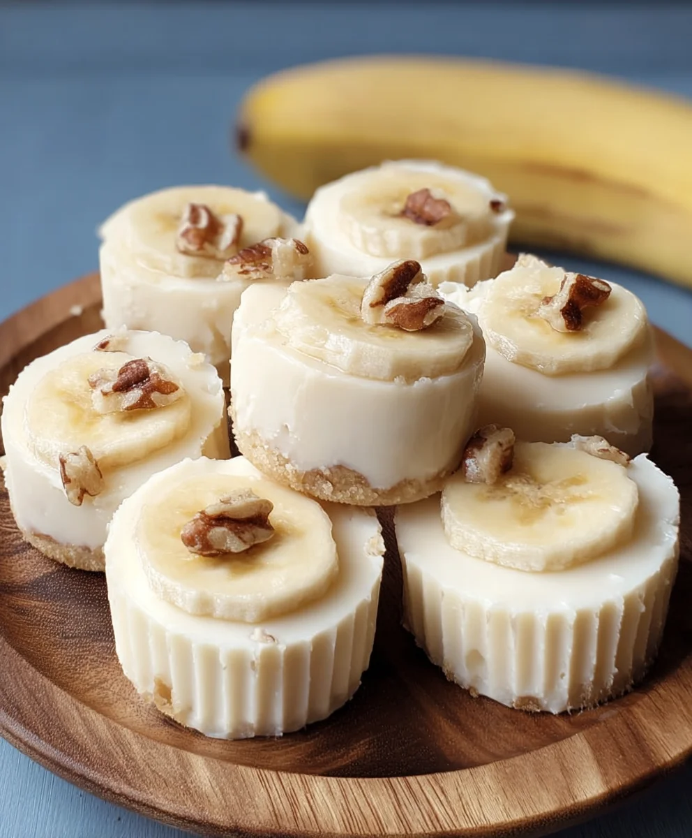 Easy Frozen Banana Yogurt Bites - Healthy Treat