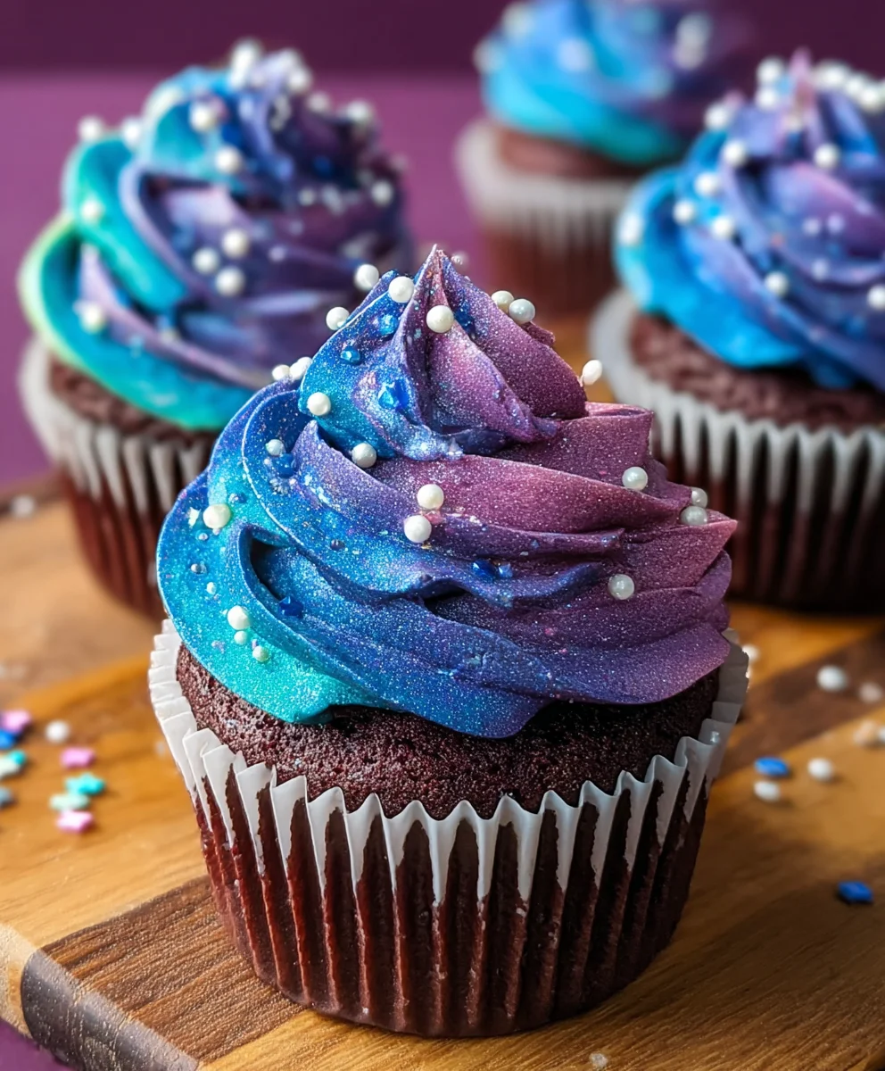Galaxy Cupcakes Recipe- Cosmic Swirls For Any Celebration