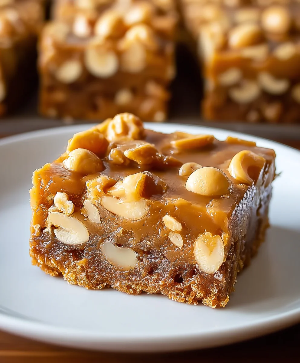 Gooey Butterscotch Nut Bars-Easy Sweet Treat