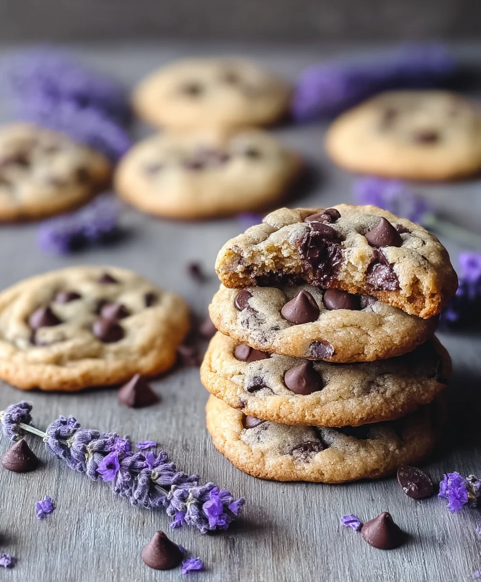 Lavender Chocolate Chip Cookies-Aromatic-Decadent-Treat