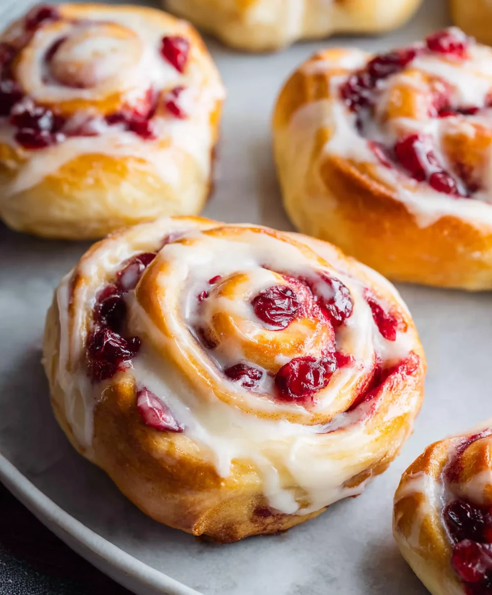 Orange Cranberry Sweet Rolls-Delicious Holiday Treat