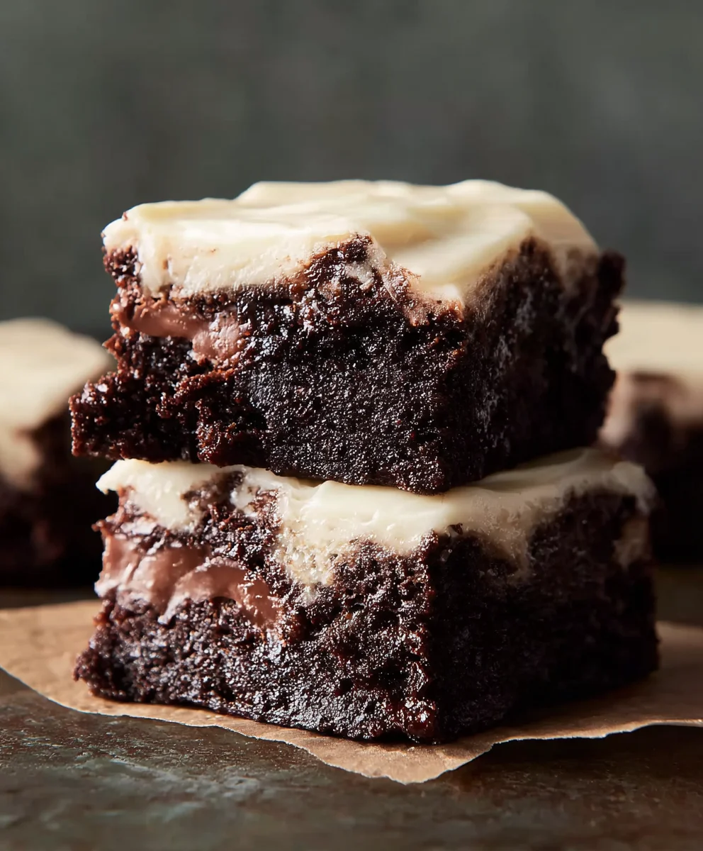 Cream Cheese Brownies-Decadent Chocolate Treat
