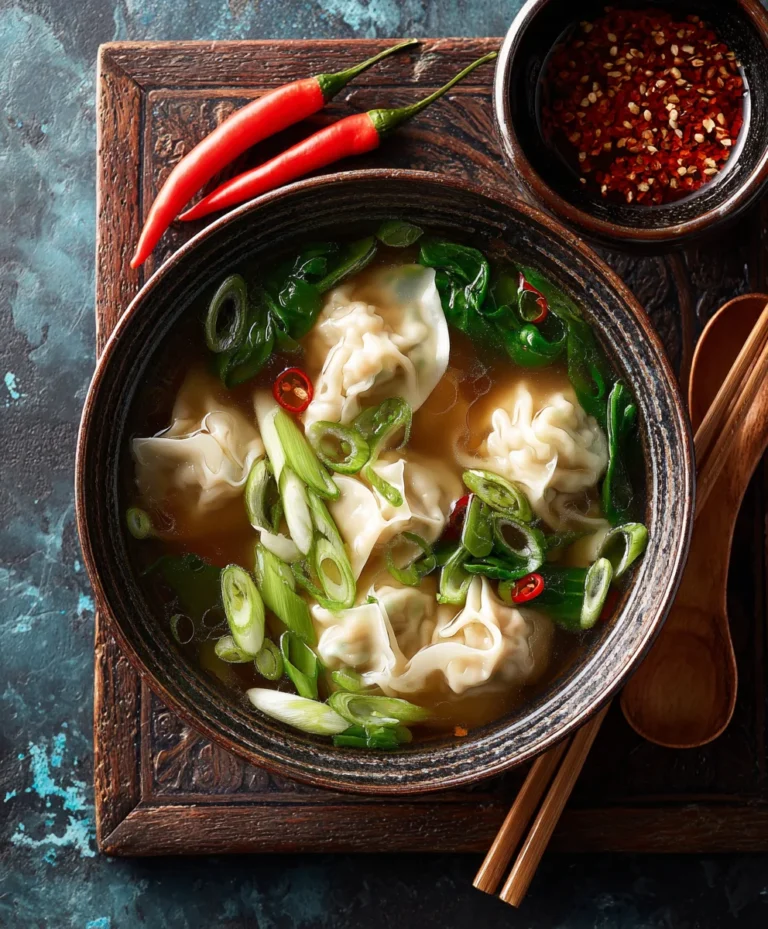 Easy Beef Wonton Soup Recipe – Delicious & Quick