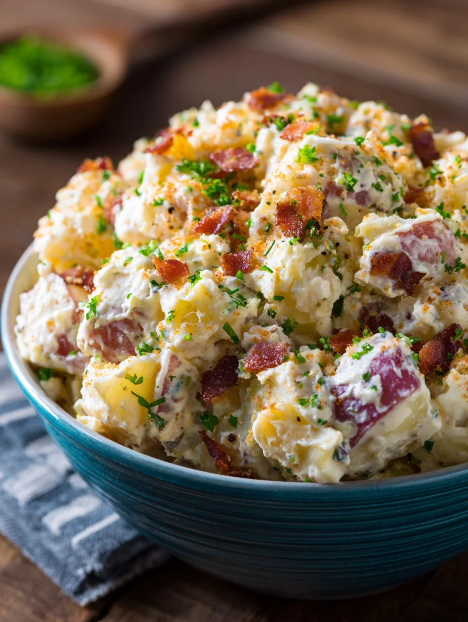 Loaded Beef Baked Potato Salad Canyon Cookout