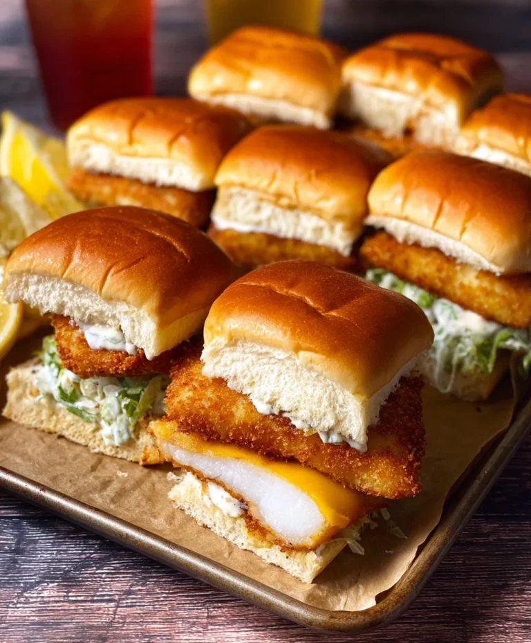 Filet O Fish Sliders-Easy Quick Fish Burger Recipe