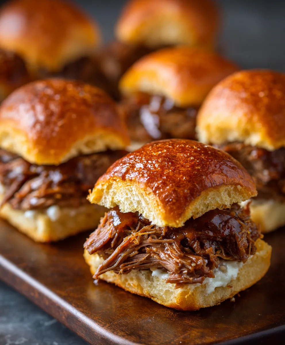 Easy French Dip Sliders - Best Beef Sandwich Recipe