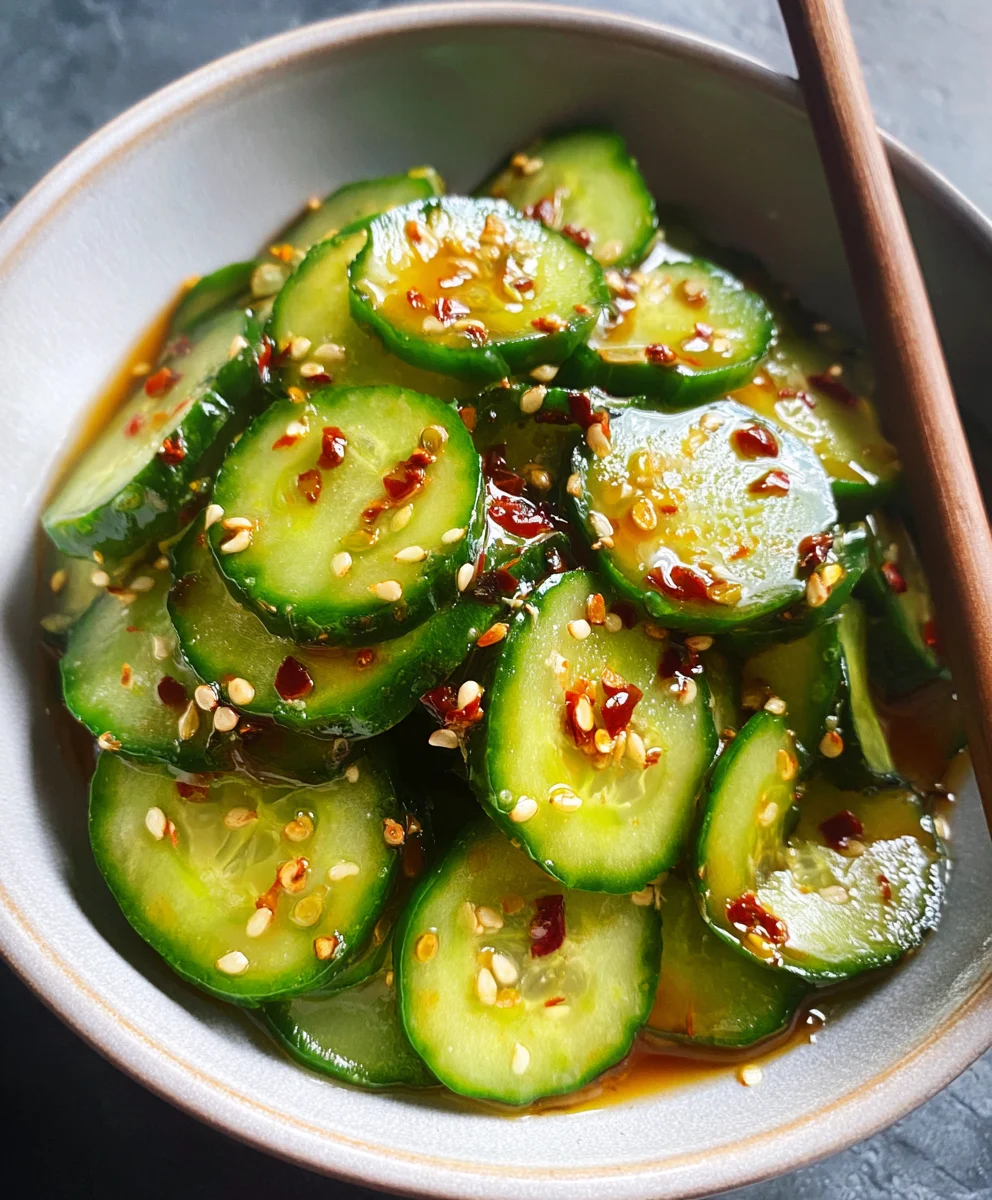 Easy Asian Cucumber Salad- Refreshing & Quick Recipe