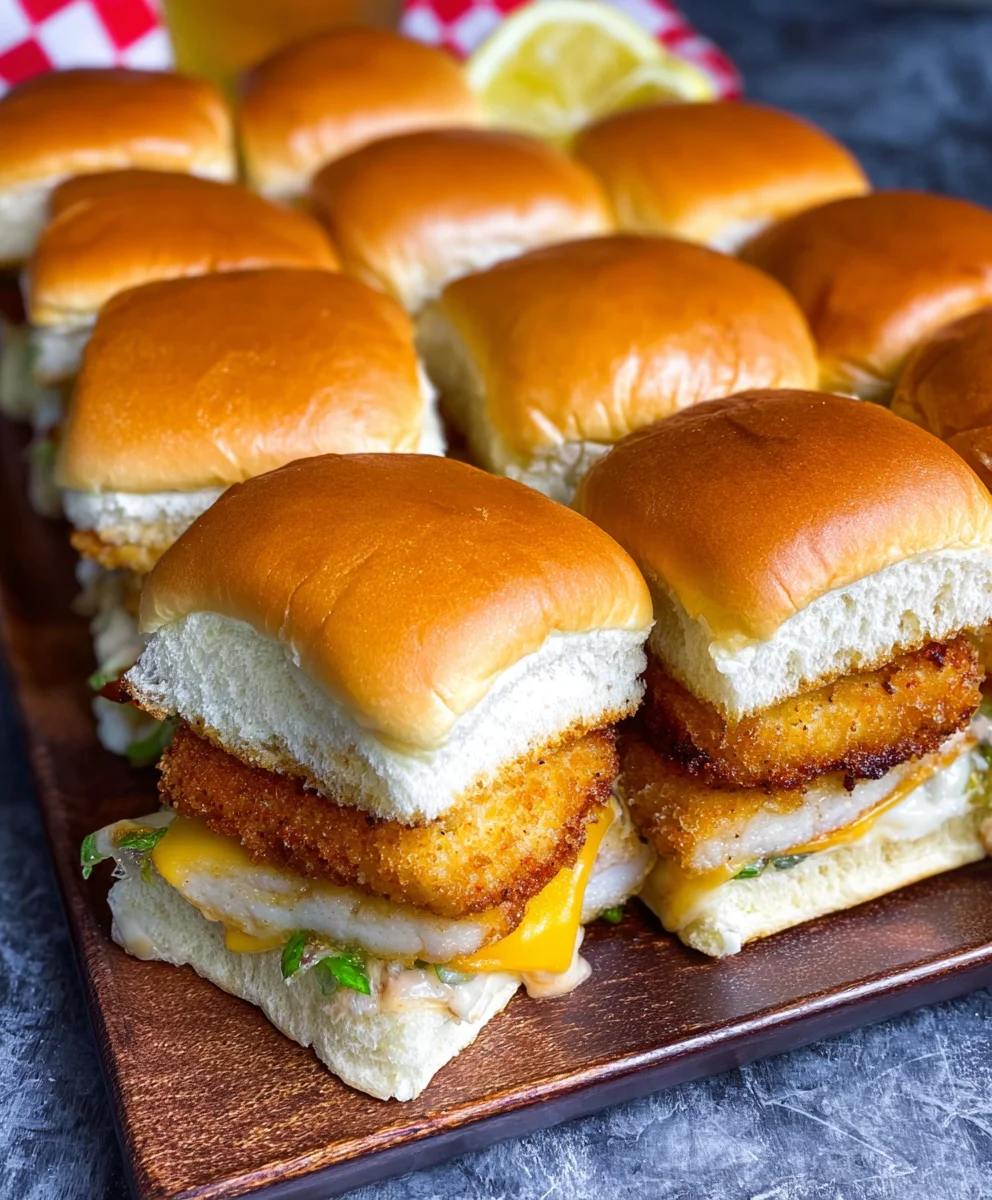 Filet O Fish Sliders-Easy Quick Fish Burger Recipe