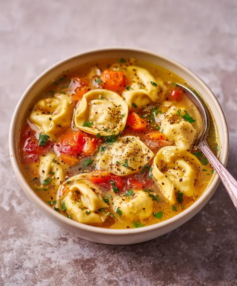 Easy Chicken Tortellini Soup Recipe-Quick & Delicious