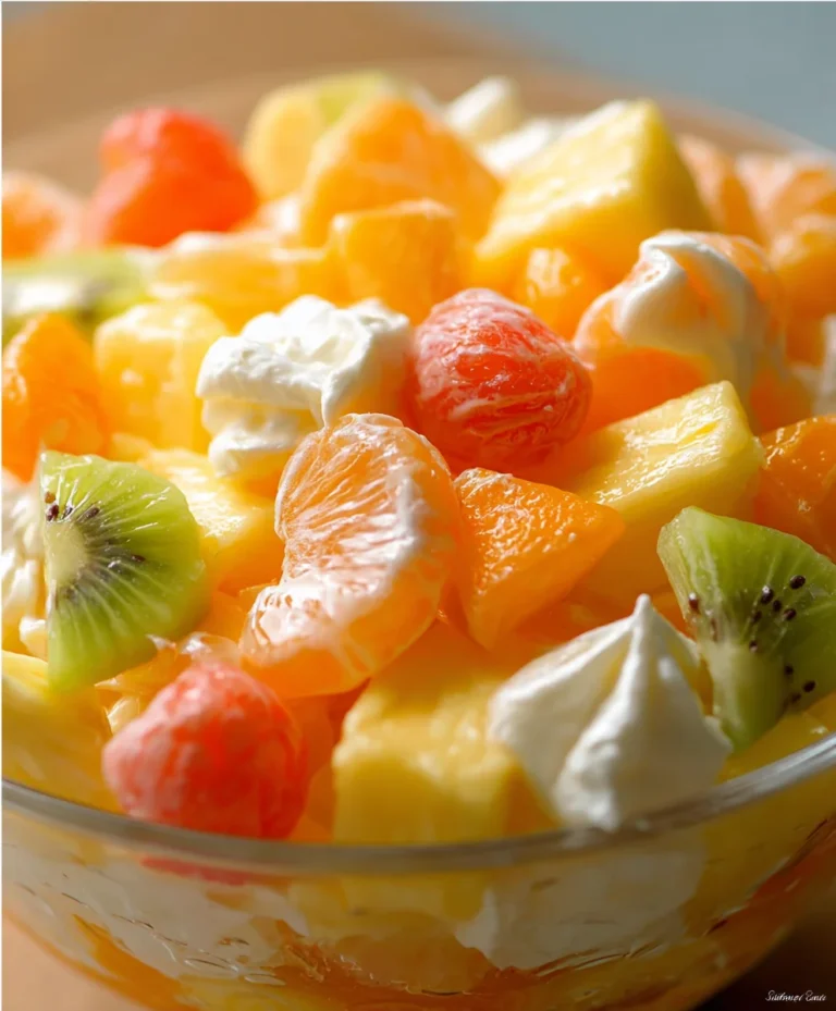 “Hawaiian” Fruit Salad Recipe- Tropical Fresh Flavors