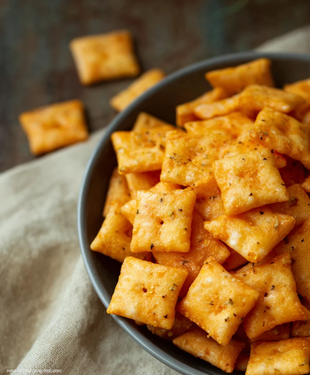 Gluten-Free Cheez-Its- Crispy Cheese Crackers