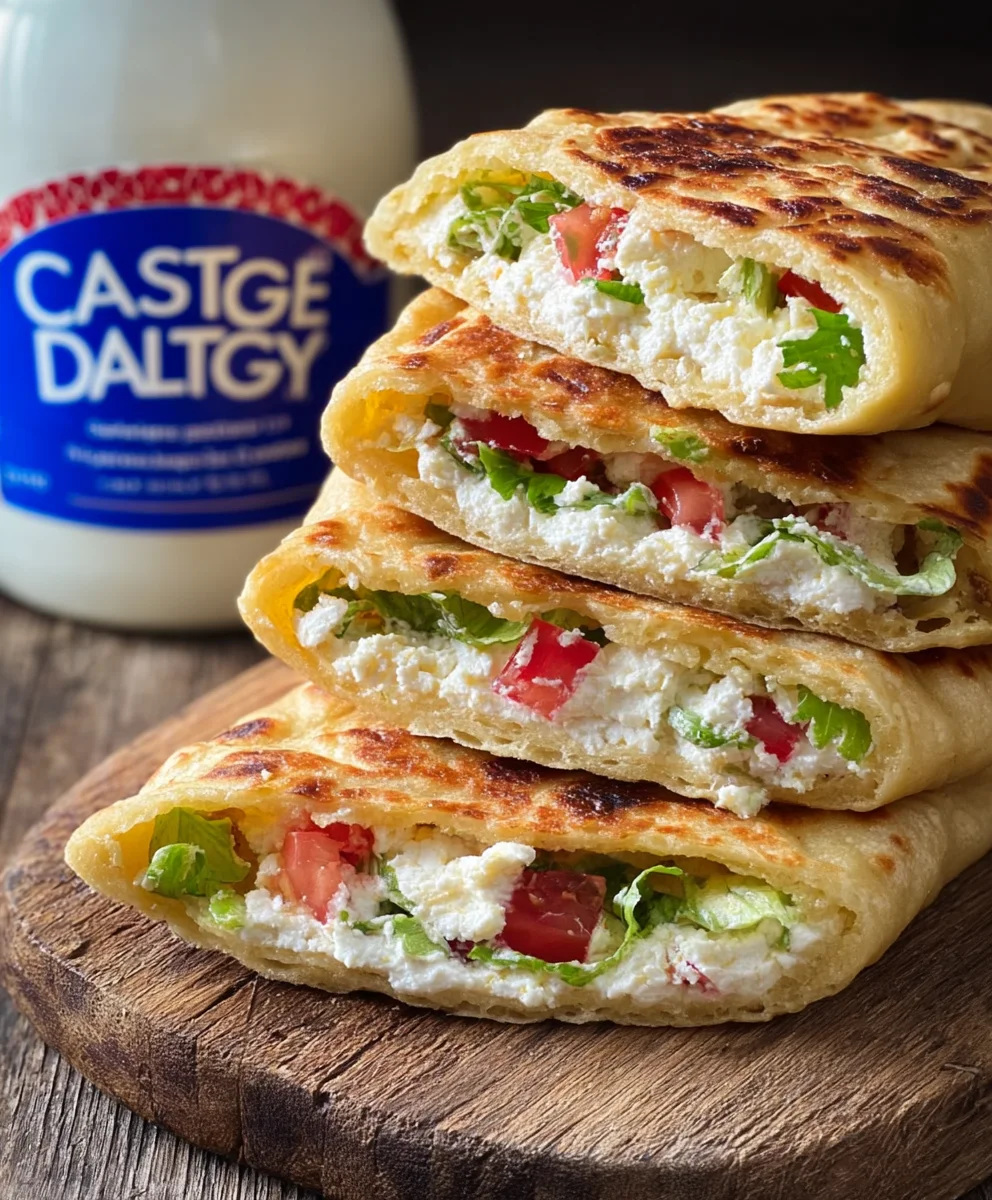 Easy Cottage Cheese Flatbread Recipe
