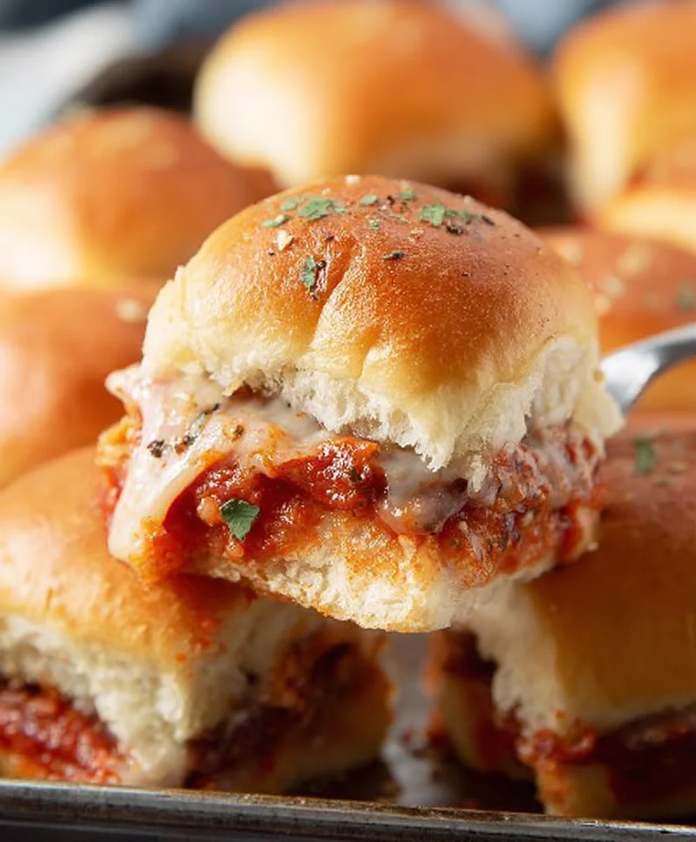 Easy Beef Pizza Sliders-Quick Kid-Friendly Bites