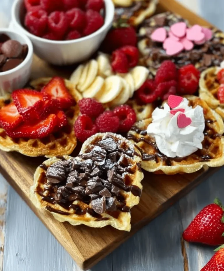 Vnon-alcoholic alentine’s Day Non-Non-Non-Alcoholic Alternativeic Waffle Board Bliss