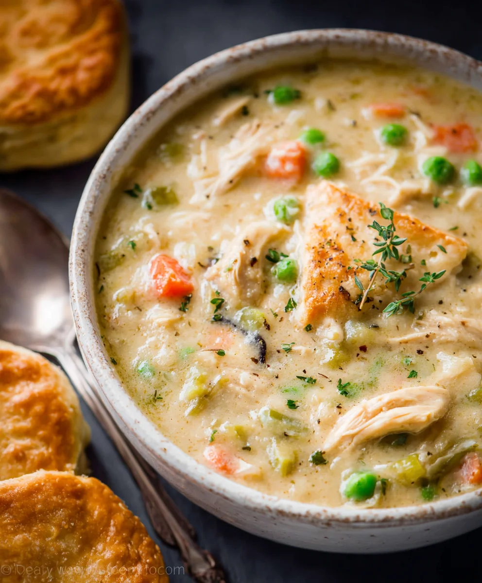 Easy Chicken Pot Pie Soup-Comfort Food Made Simple