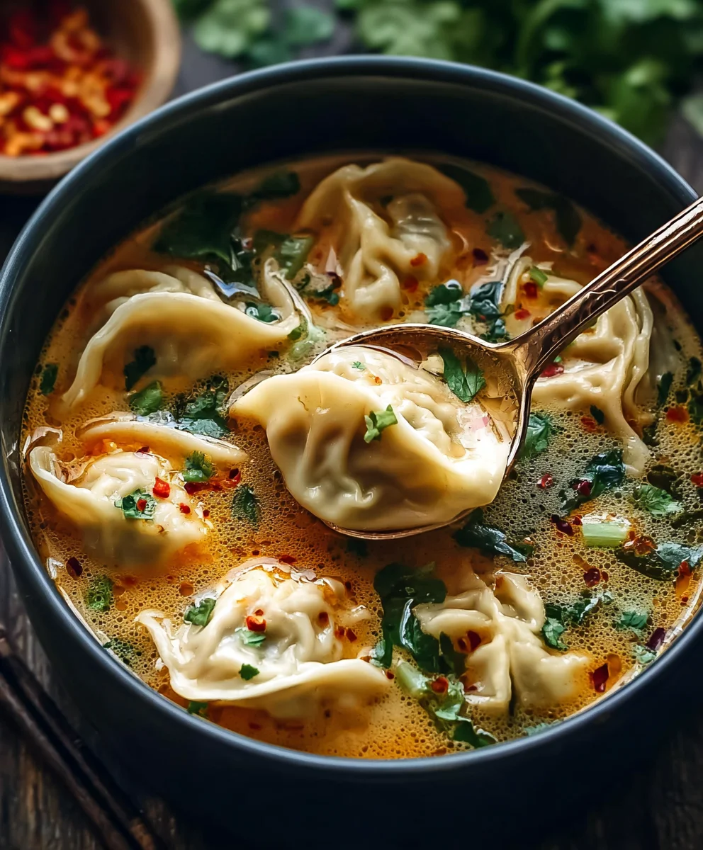 Cozy Beef Potsticker Soup for Comforting Nights