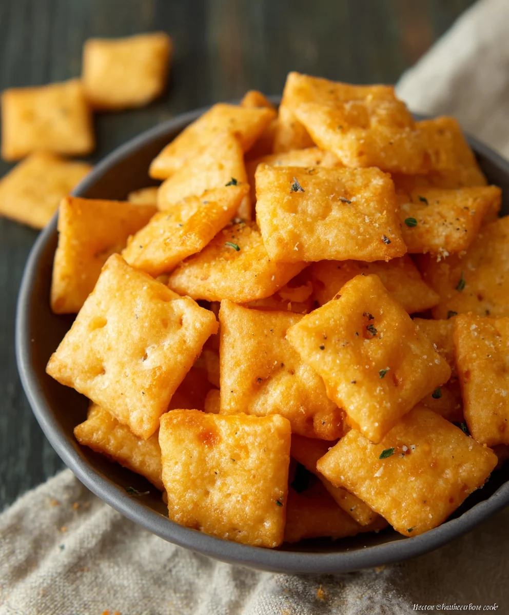 Gluten-Free Cheez-Its- Crispy Cheese Crackers