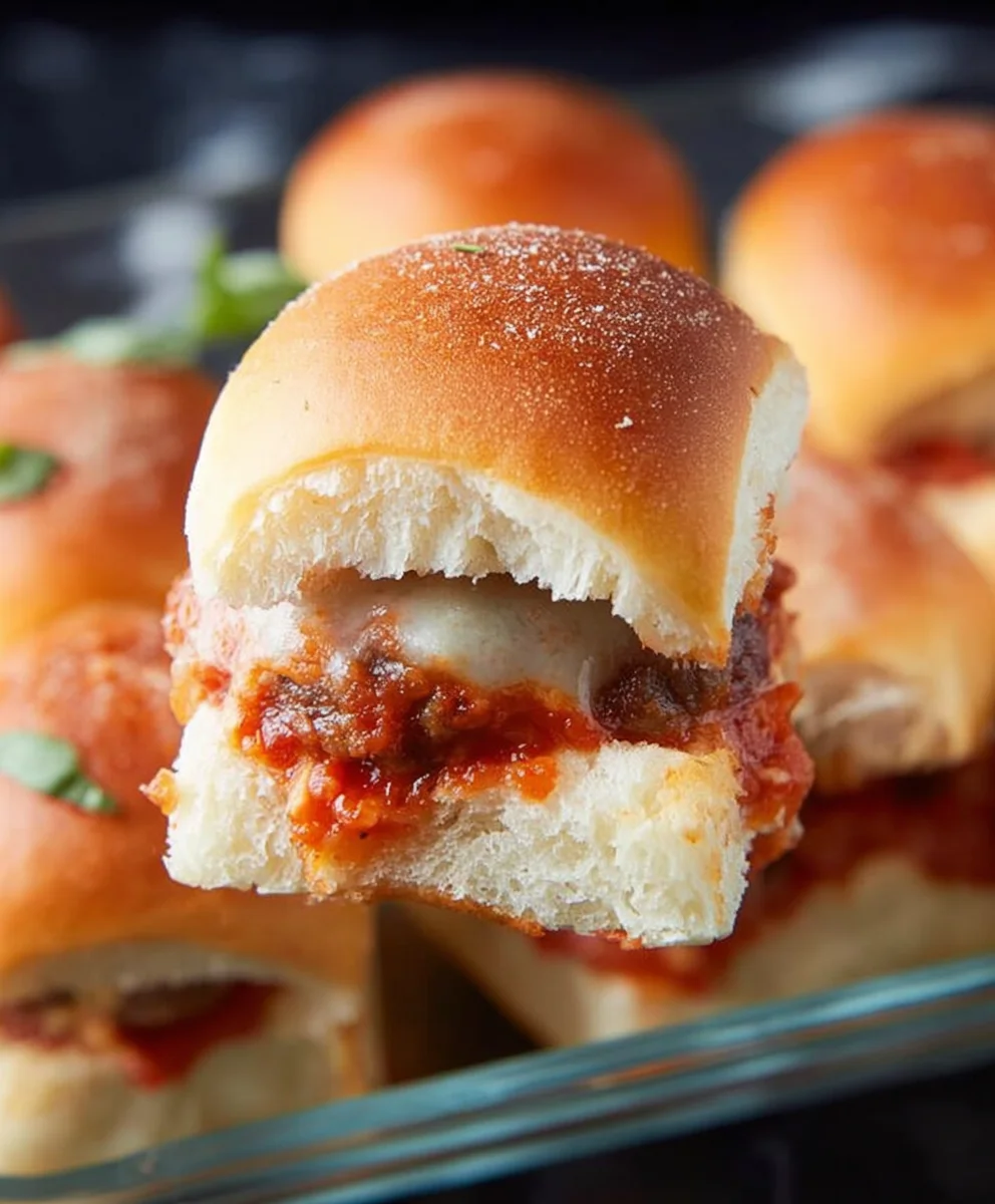 Easy Beef Pizza Sliders-Quick Kid-Friendly Bites