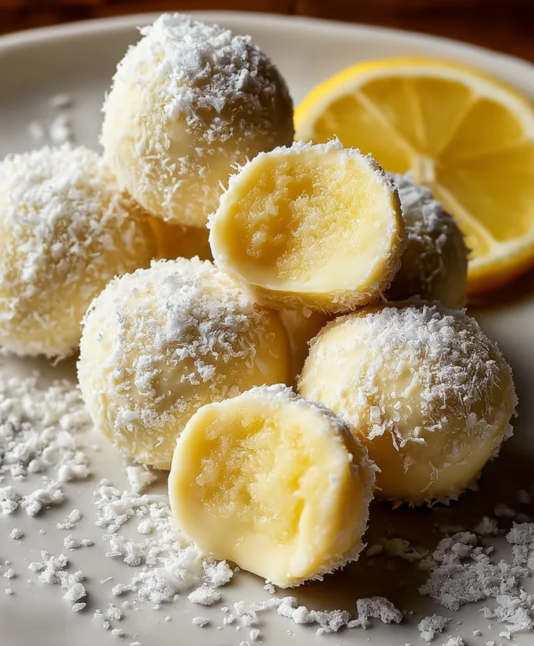 Easy Lemon Truffles – Zesty-Sweet Dessert Bites