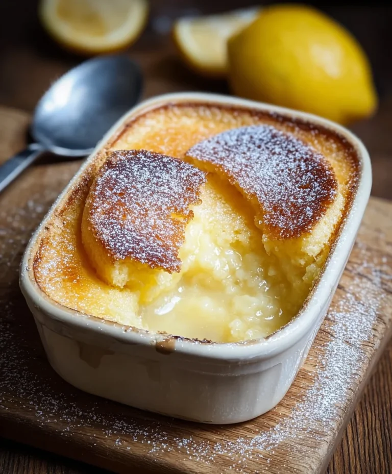 Jamie Oliver Self Saucing Lemon Pudding-Easy Dessert