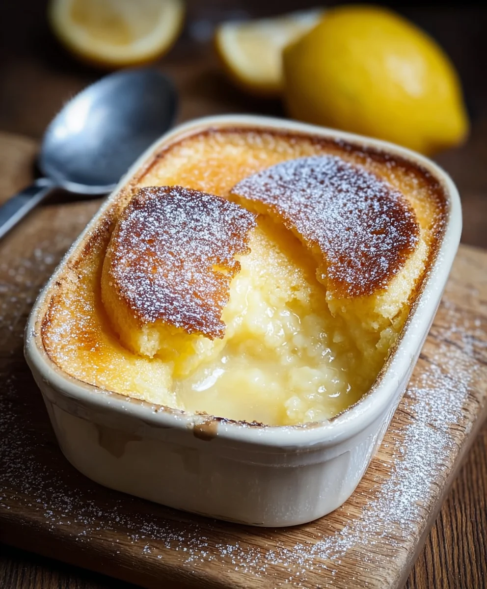 Jamie Oliver Self Saucing Lemon Pudding-Easy Dessert