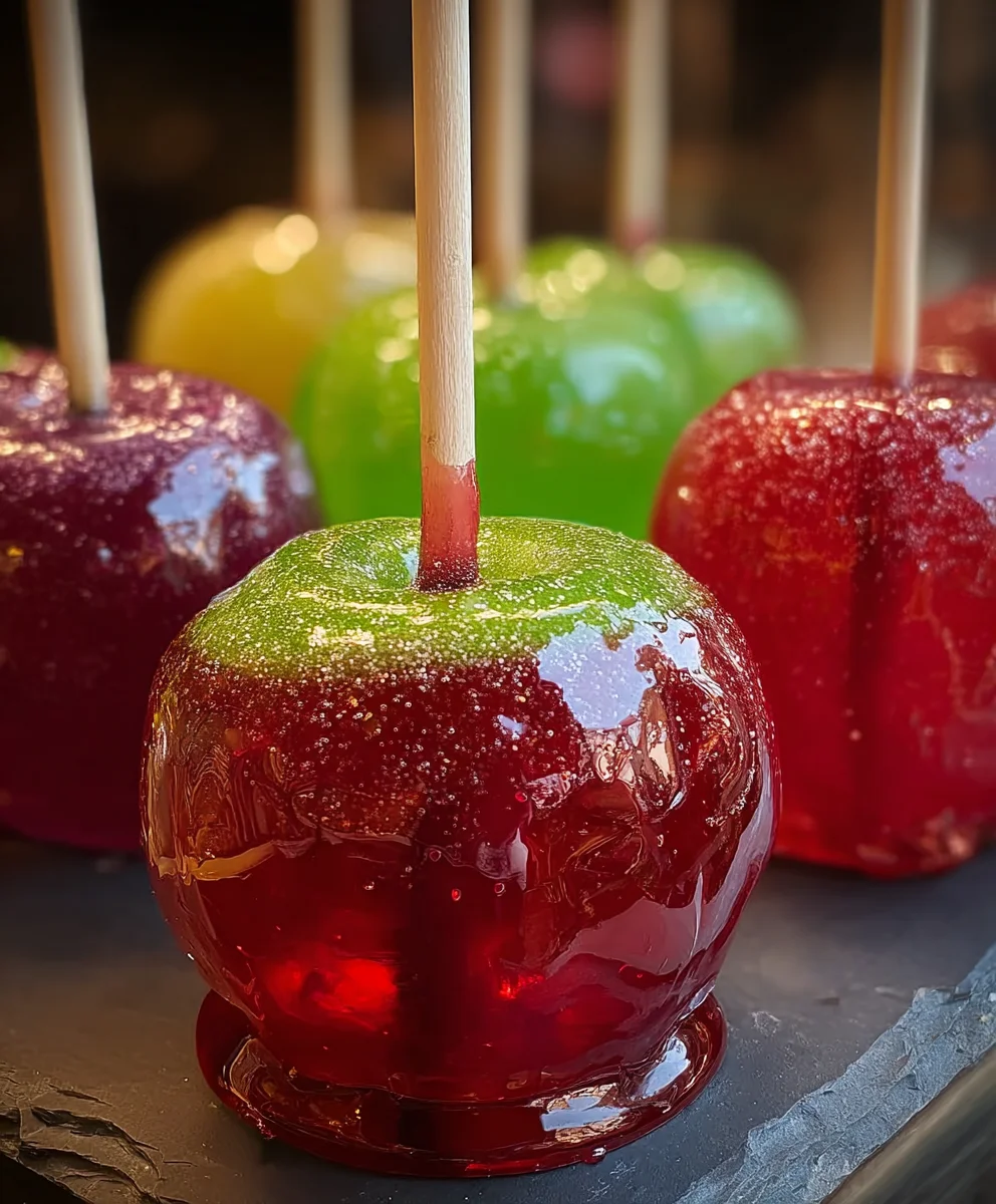 Jolly Rancher Candy Apples - Easy Festive Treat