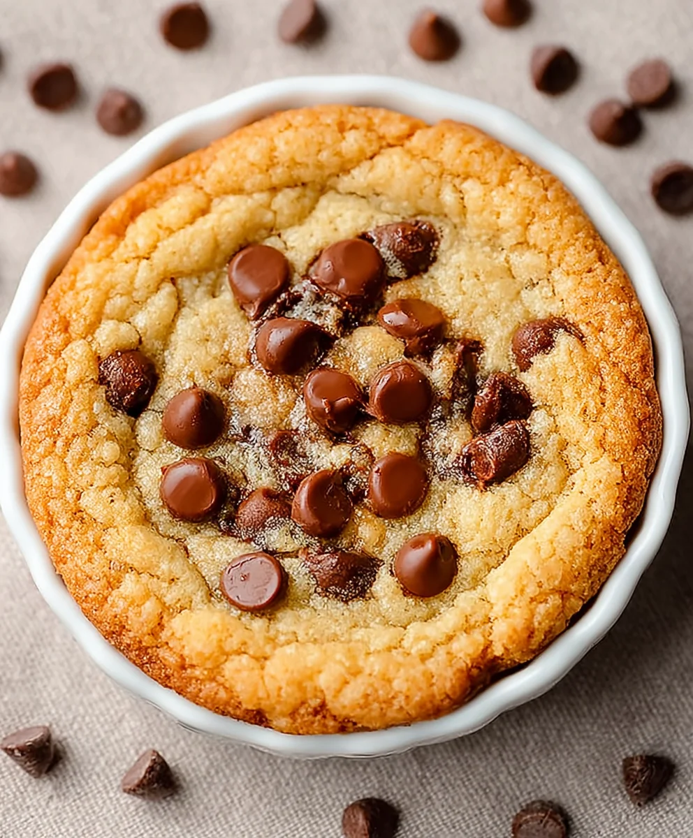 Quick Microwave Chocolate Chip Cookie Recipe-Easy Treat