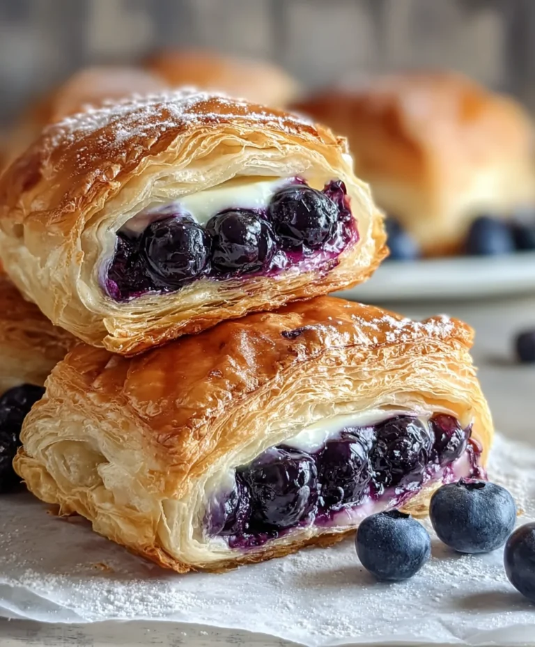 Blueberry Cream Cheese Pastry Delicious Easy Treat