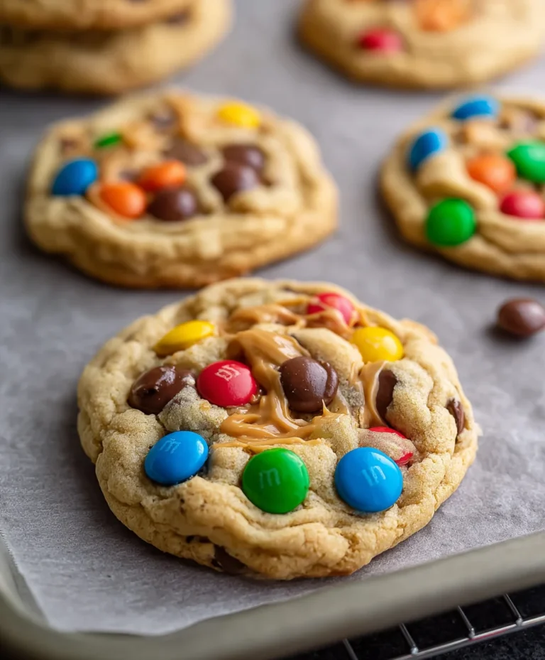 Peanut Butter M-and-M Cookies- Irresistible Sweet Treat