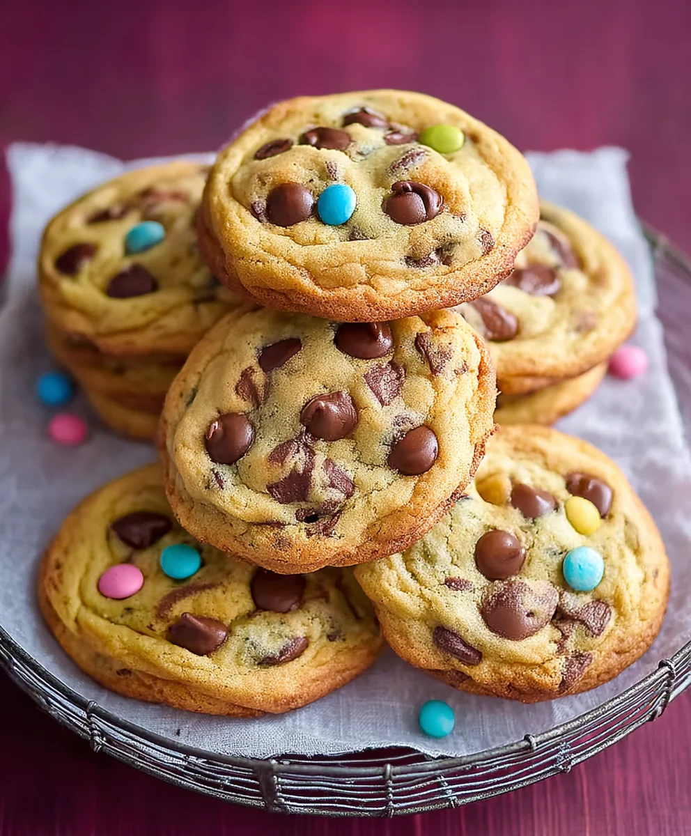 Easter Chocolate Chip Cookies-Perfect Holiday Treat