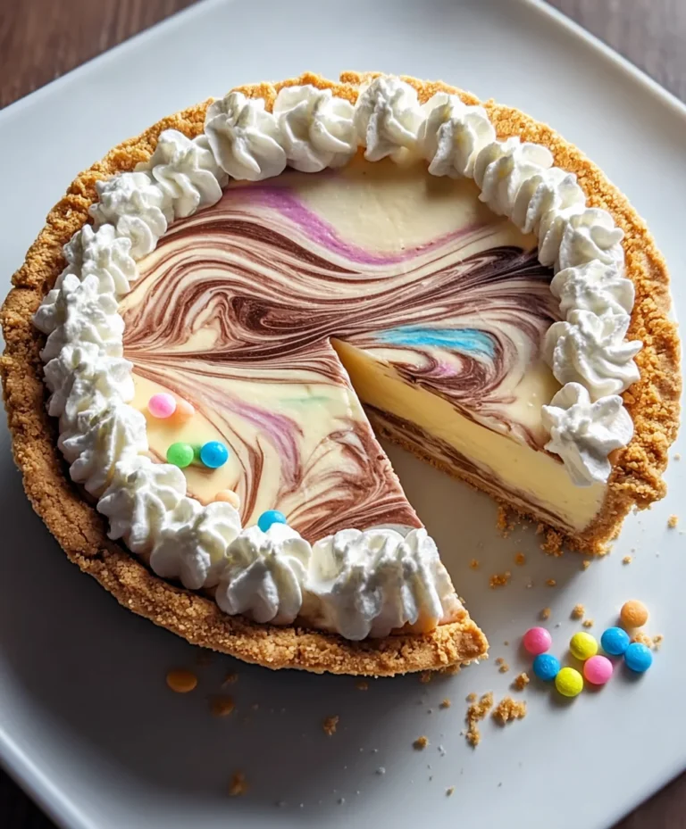 Easter Swirl Pie Recipe- Delicious & Easy Dessert