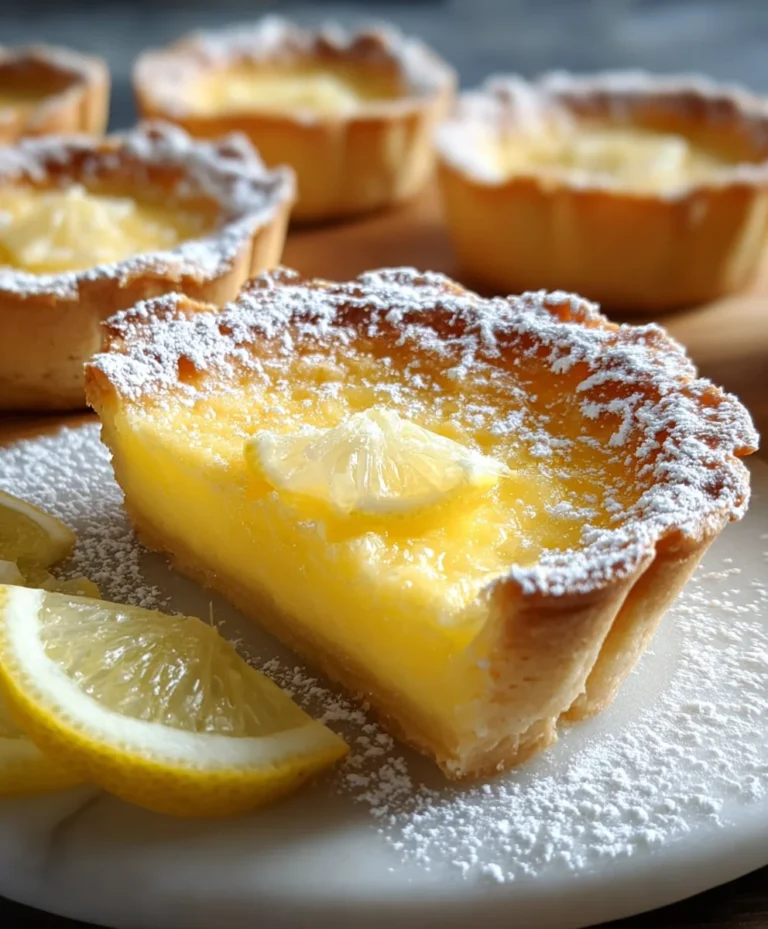 Baby Lemon Impossible Pies-Sweet Citrus Delight