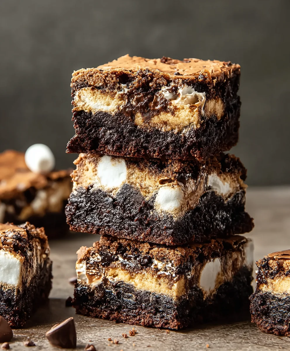 Gooey S'mores Brownies - Ultimate Chocolate-Marshmallow Treat