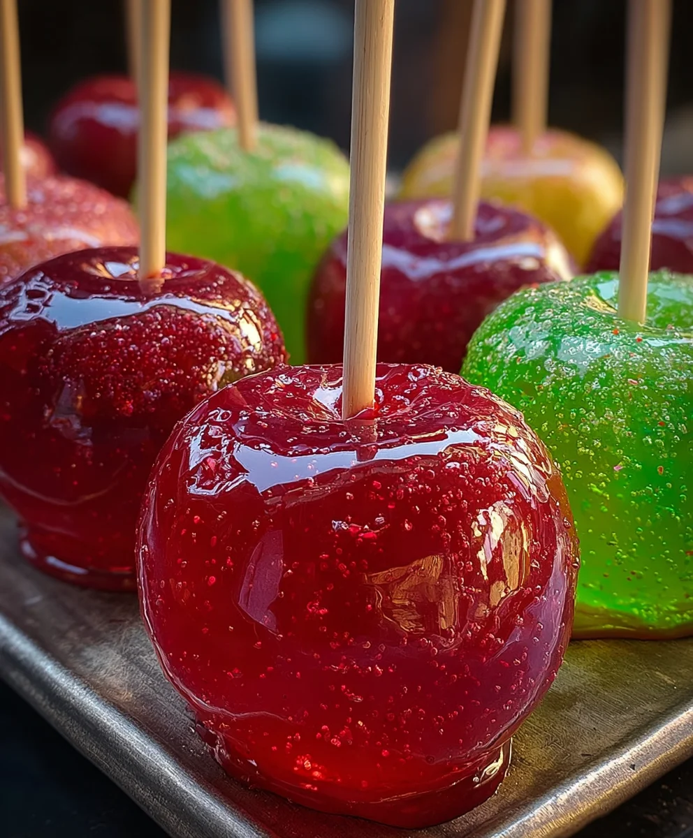 Jolly Rancher Candy Apples - Easy Festive Treat
