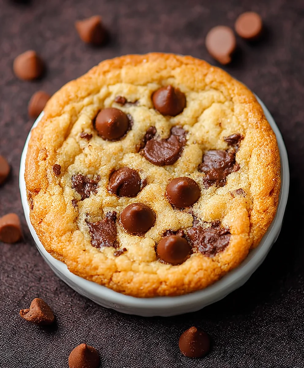 Quick Microwave Chocolate Chip Cookie Recipe-Easy Treat