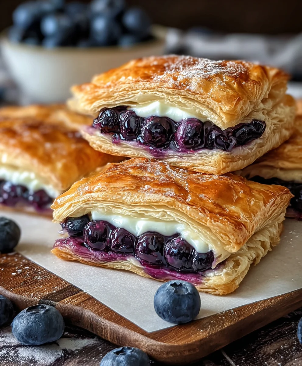 Blueberry Cream Cheese Pastry Delicious Easy Treat