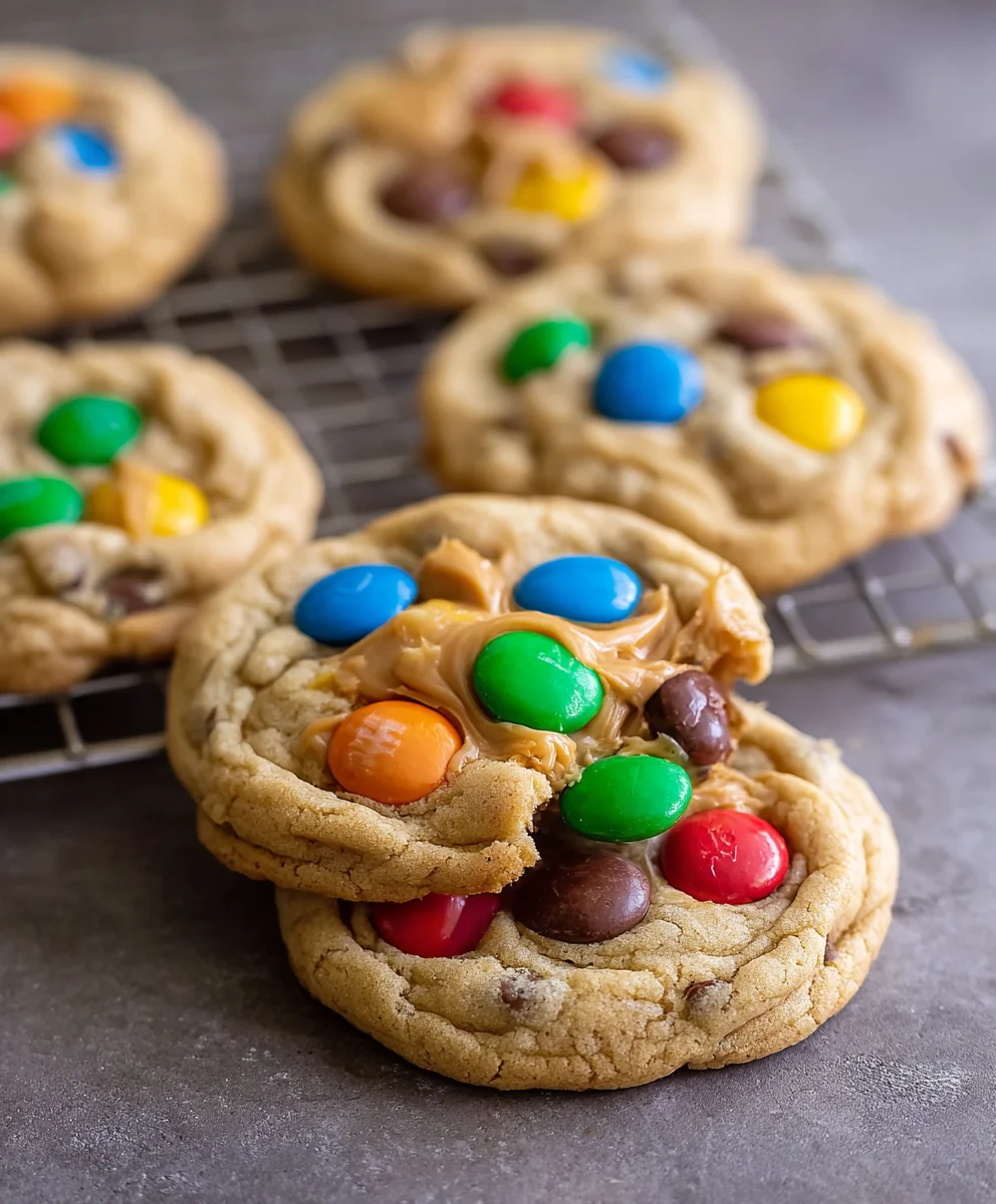 Peanut Butter M-and-M Cookies- Irresistible Sweet Treat