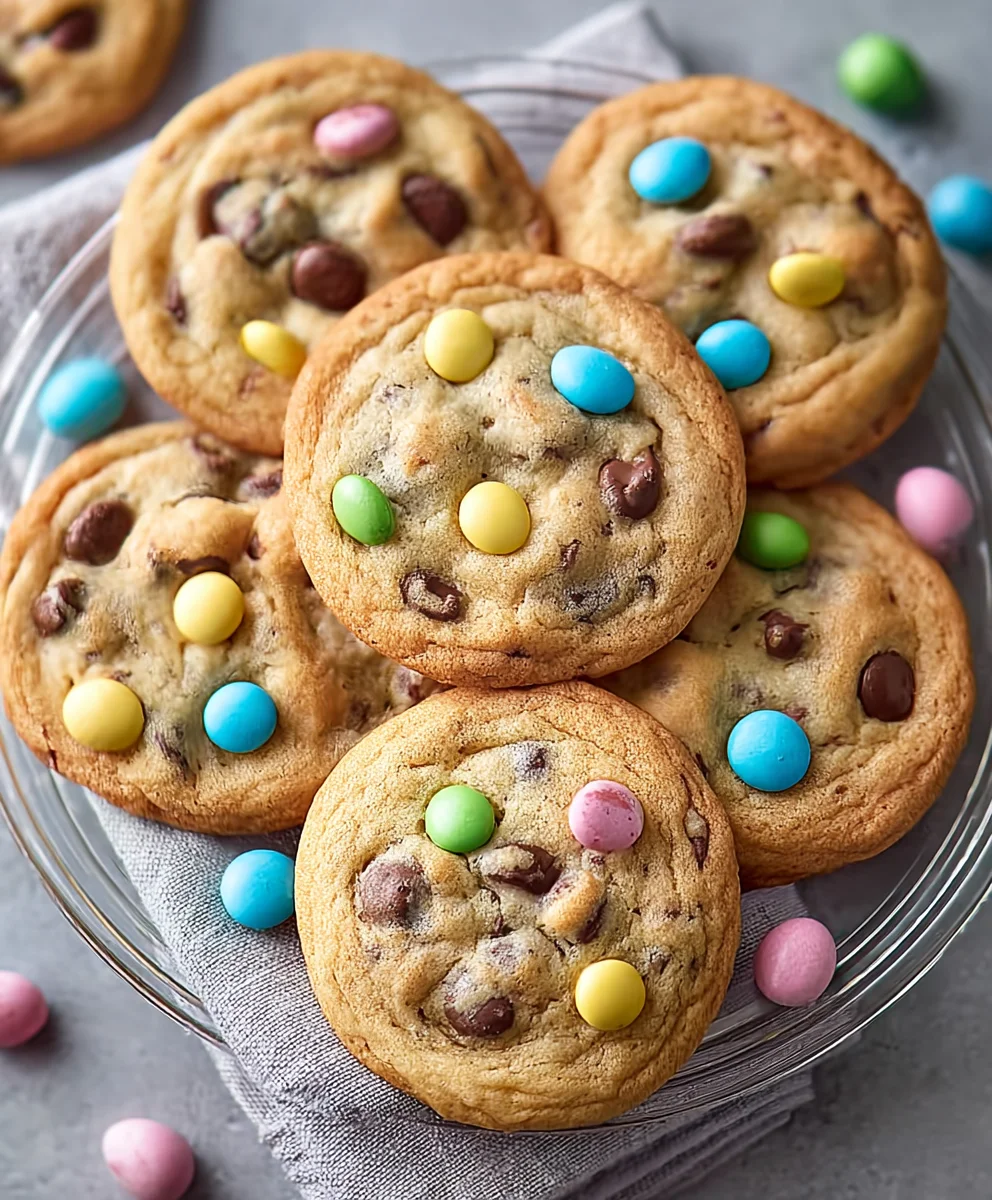 Easter Chocolate Chip Cookies-Perfect Holiday Treat