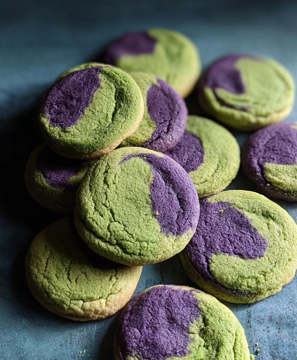 Matcha Ube Cookies - Delicious Flavor Fusion