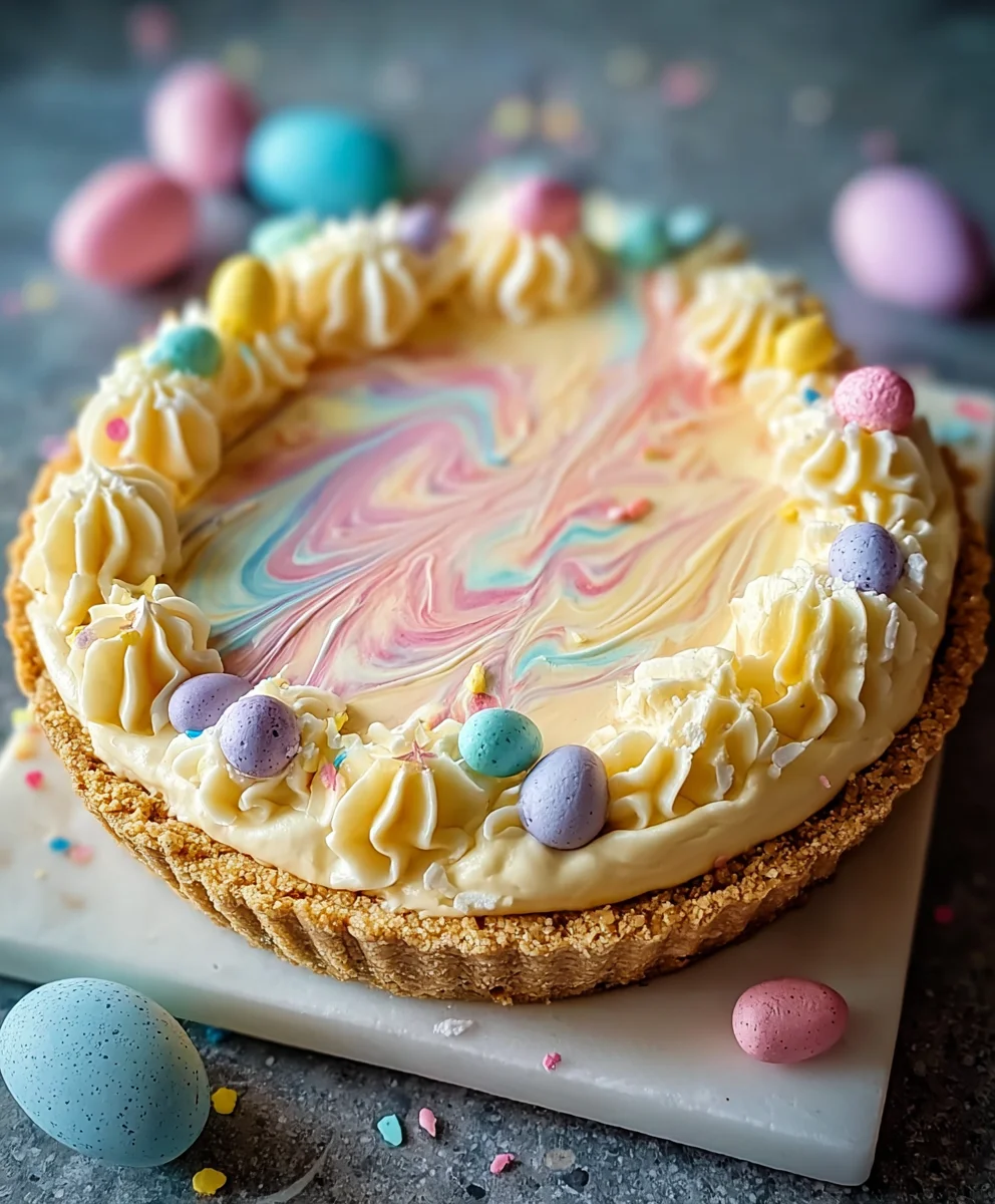 Easter Swirl Pie Recipe- Delicious & Easy Dessert