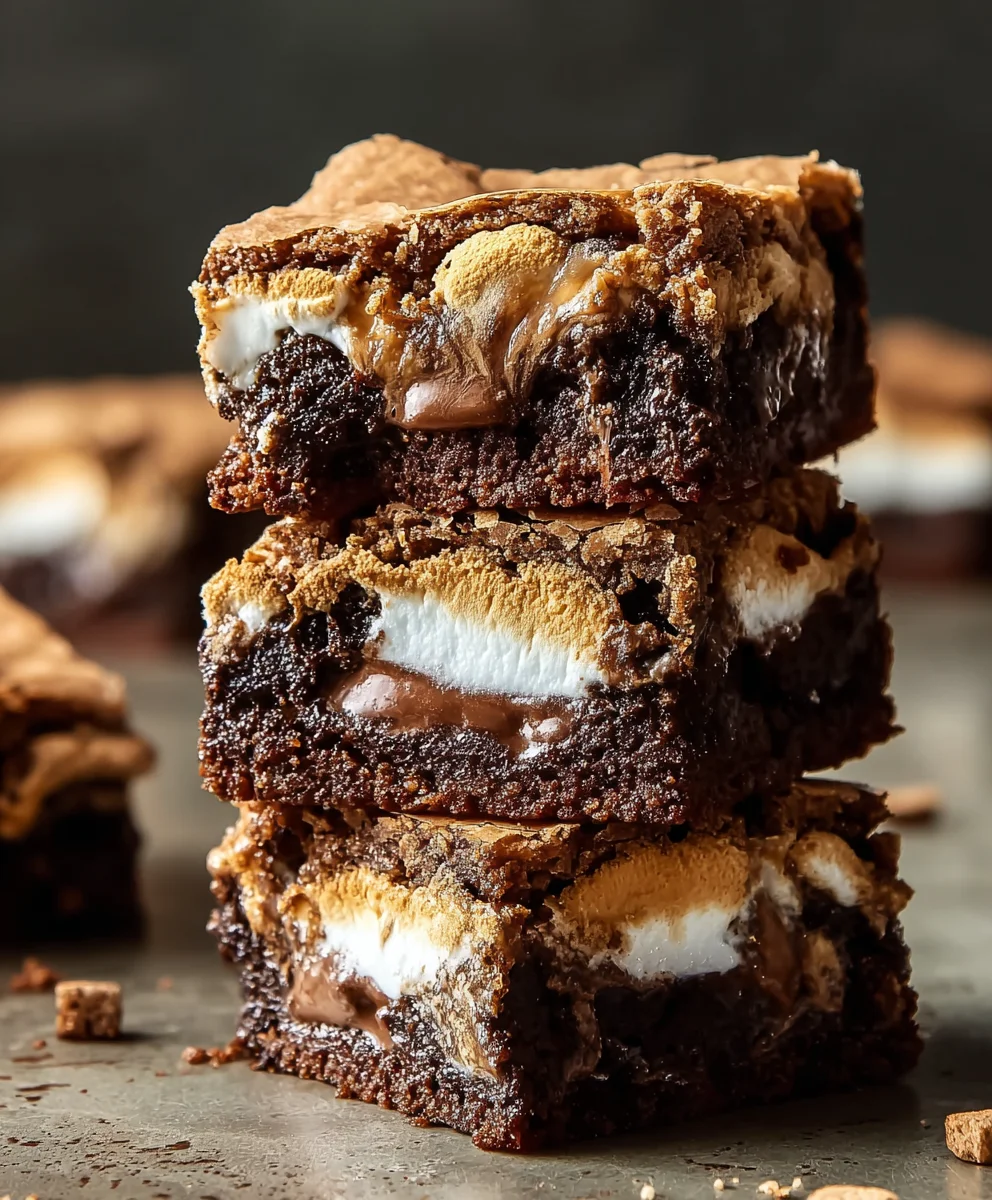 Gooey S'mores Brownies - Ultimate Chocolate-Marshmallow Treat