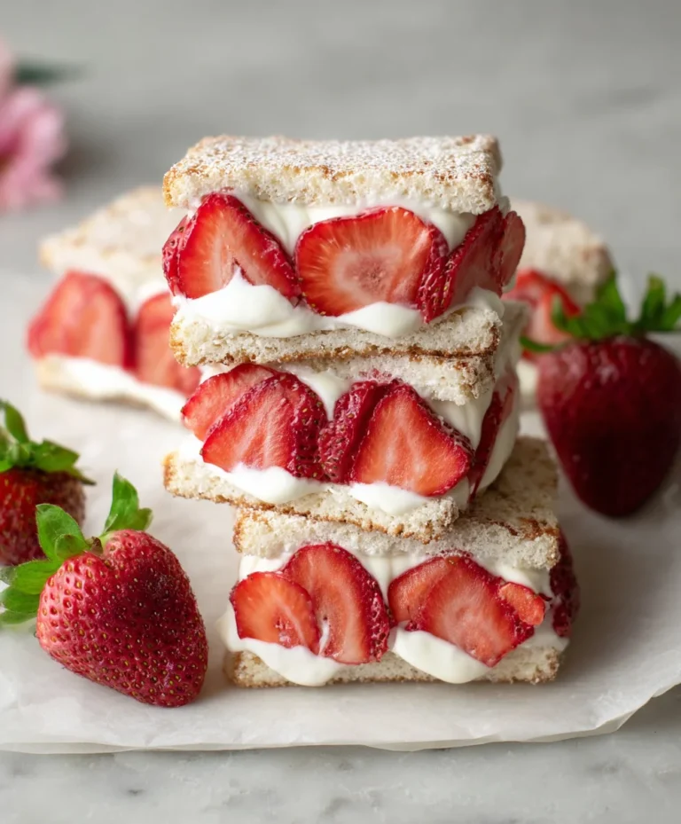 Easy Strawberry Cream Sandwiches – Sweet Treat Recipe