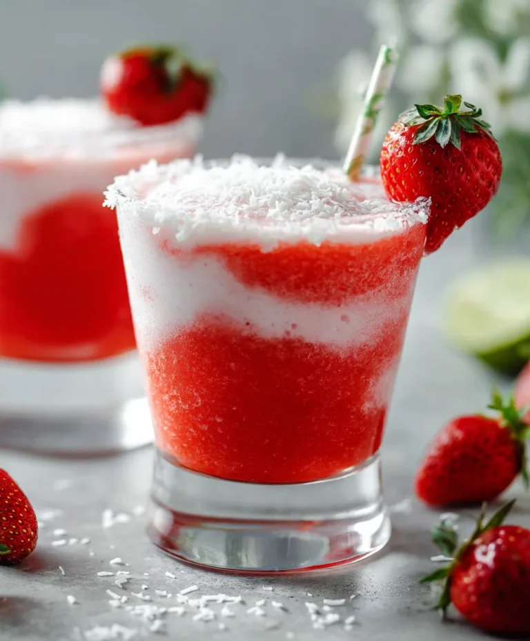 Easy Strawberry Daiquiri- The Perfect Non-Non-Non-Alcoholic Alternativeic Treat