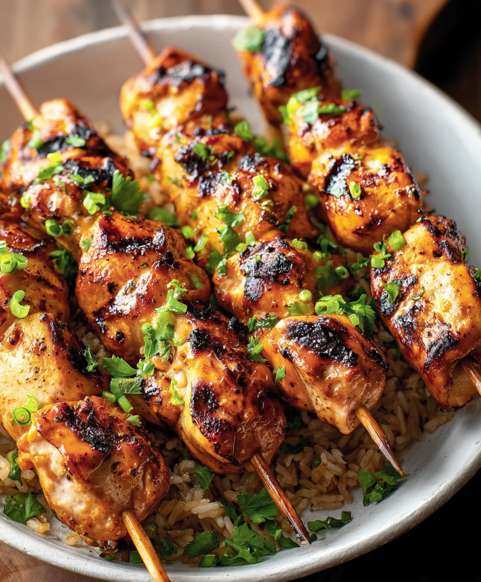Easy Chicken Skewers- Delicious Dinner Ideas