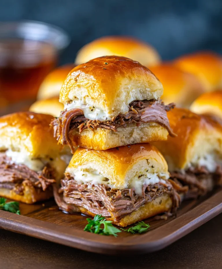 Mouthwatering Beef French Dip Sliders Easy Recipe