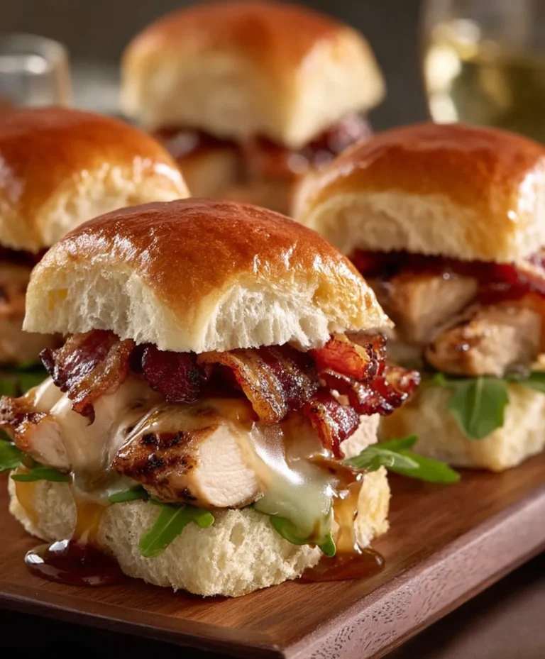 Maple Chicken Beef Beef Bacon Sliders – Easy Appetizer