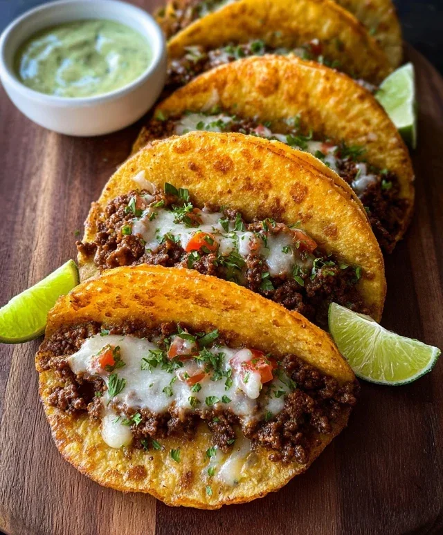 Crispy Ground Beef Tacos