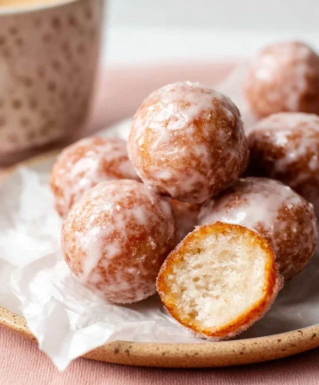 Keto Glazed Donut Balls